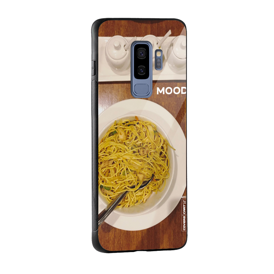 Hogging Mood Glass Back Case for Galaxy S9 Plus