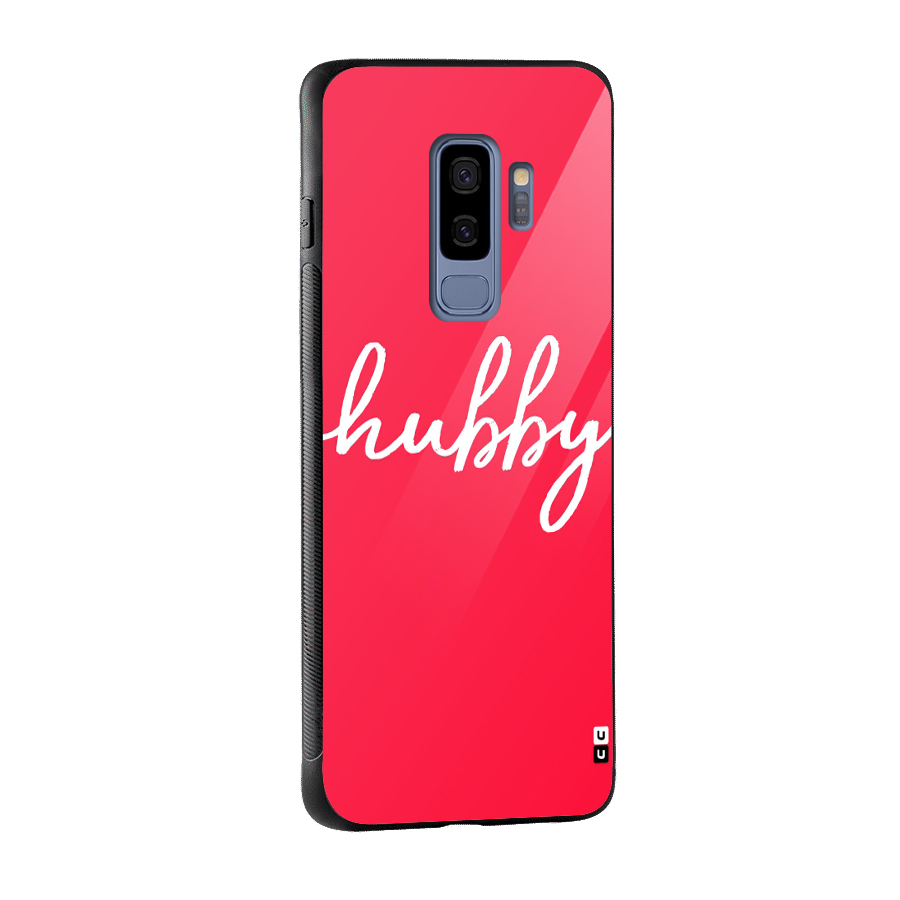 Hubby Glass Back Case for Galaxy S9 Plus