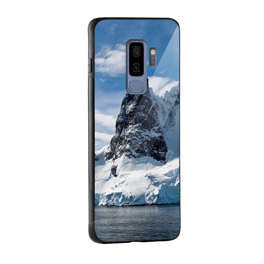 Ice Mountains Glass Back Case for Galaxy S9 Plus