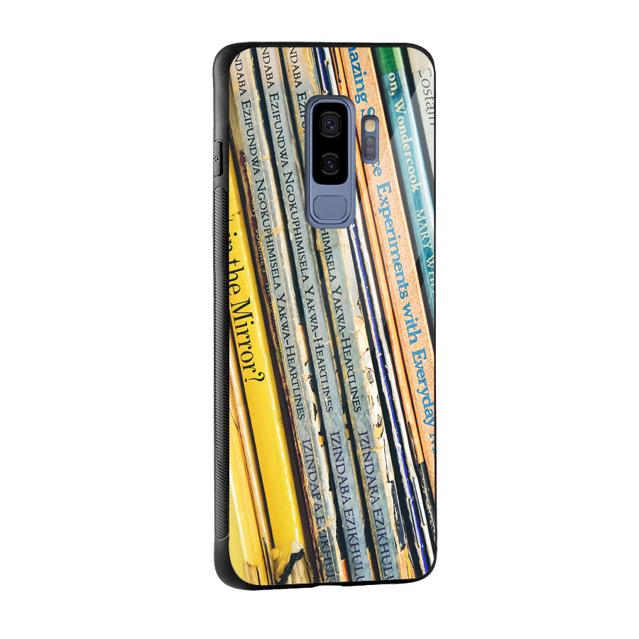 In Love with Books Glass Back Case for Galaxy S9 Plus