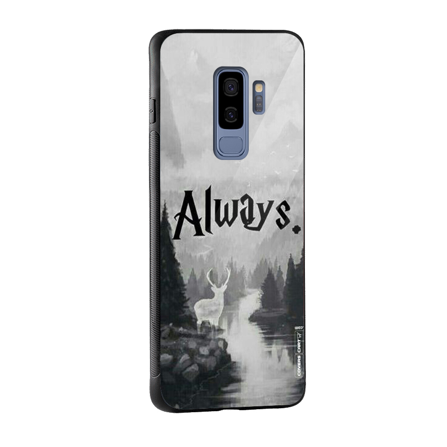 Invisible Deer Glass Back Case for Galaxy S9 Plus