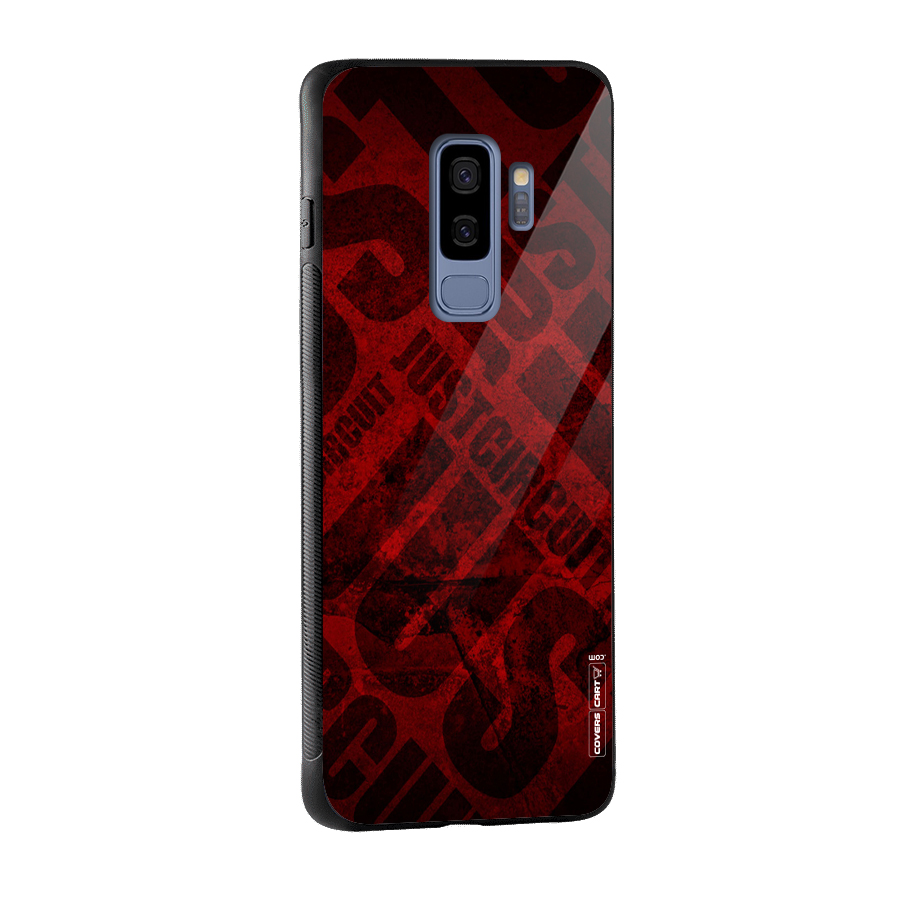 Just Circuit Glass Back Case for Galaxy S9 Plus