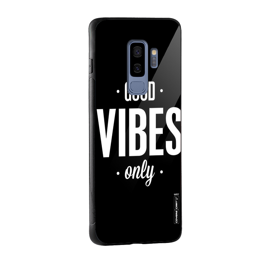 Just Vibes Glass Back Case for Galaxy S9 Plus