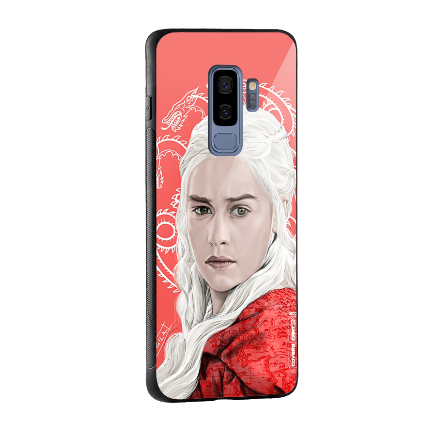 Khaleesi The Living Dragon Glass Back Case for Galaxy S9 Plus