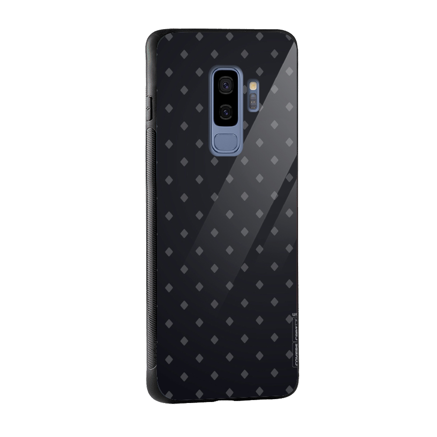 Lavish Diamond Pattern Glass Back Case for Galaxy S9 Plus