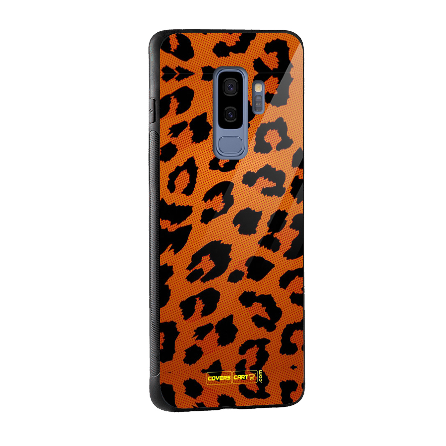 Leopard Glass Back Case for Galaxy S9 Plus