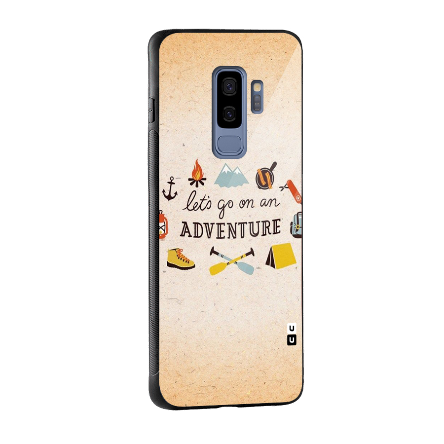 Lets Adventure Life Glass Back Case for Galaxy S9 Plus
