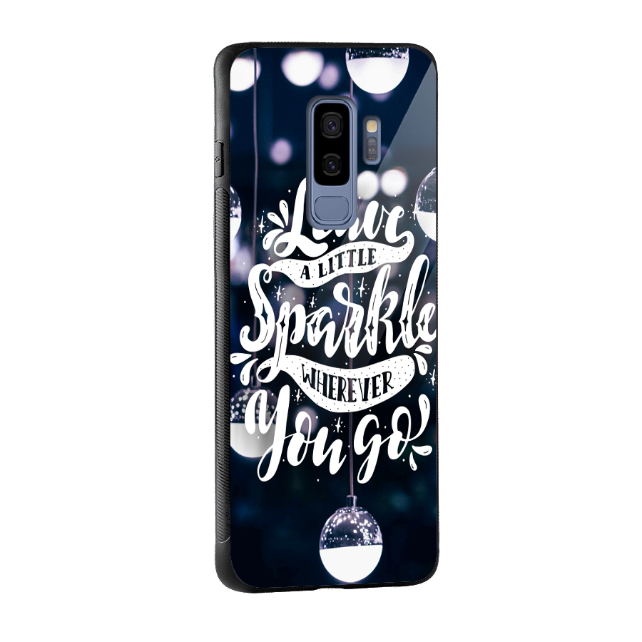 Little Spark Glass Back Case for Galaxy S9 Plus