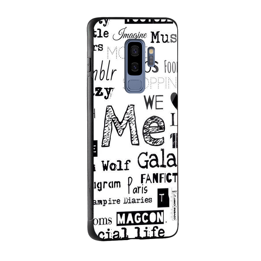 Love Things Glass Back Case for Galaxy S9 Plus