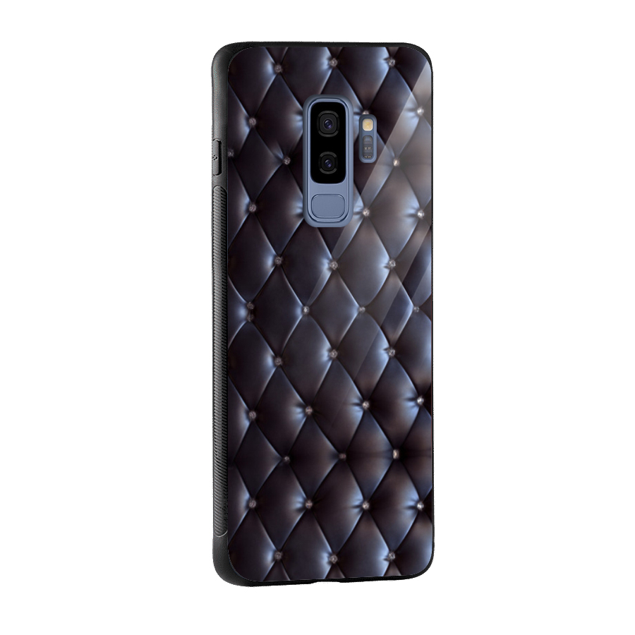 Luxury Pattern Glass Back Case for Galaxy S9 Plus