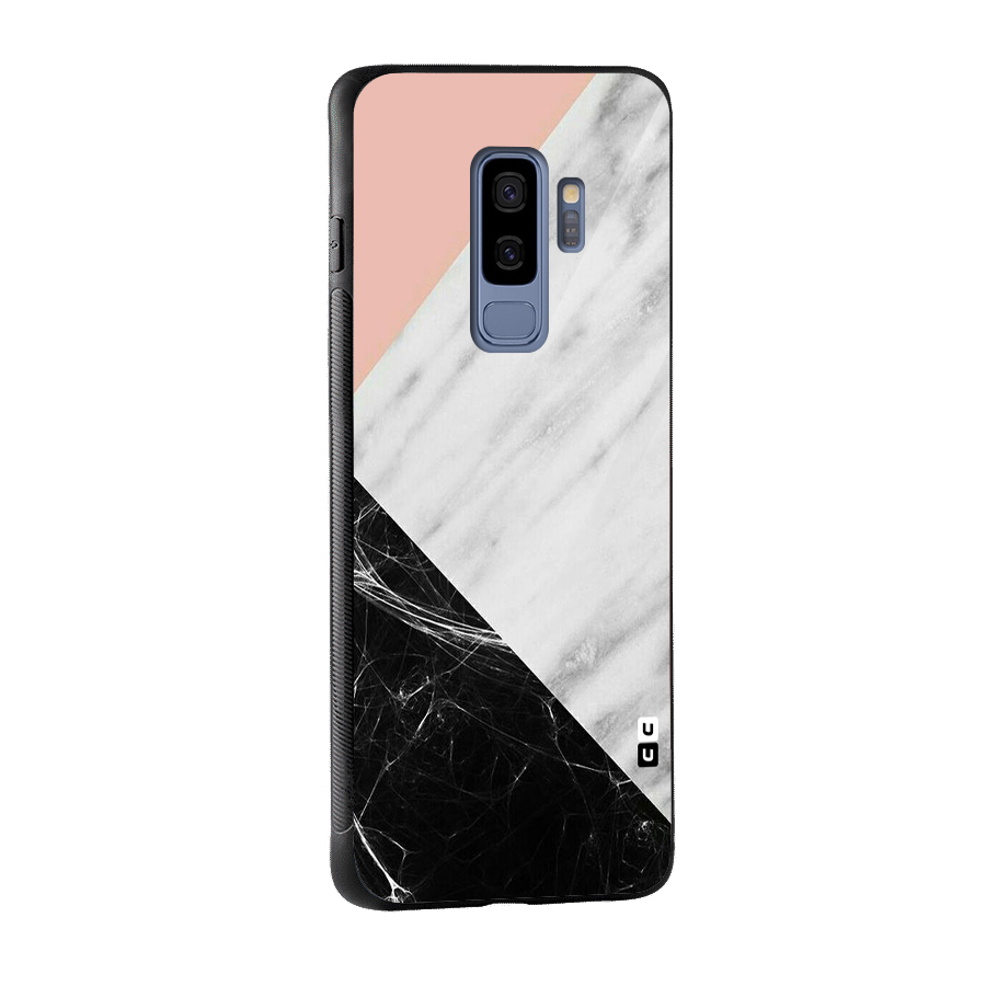 Marble Cuts Glass Back Case for Galaxy S9 Plus