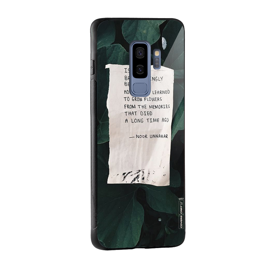 Memories Glass Back Case for Galaxy S9 Plus