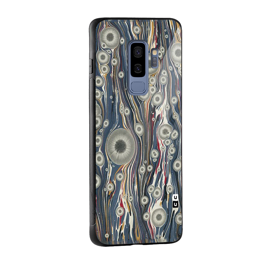 Mini Circles Glass Back Case for Galaxy S9 Plus