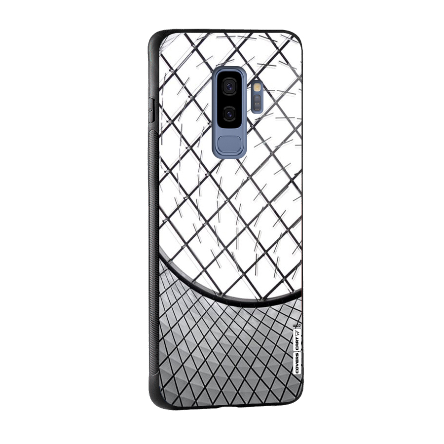 Modern Abstract Pattern Glass Back Case for Galaxy S9 Plus