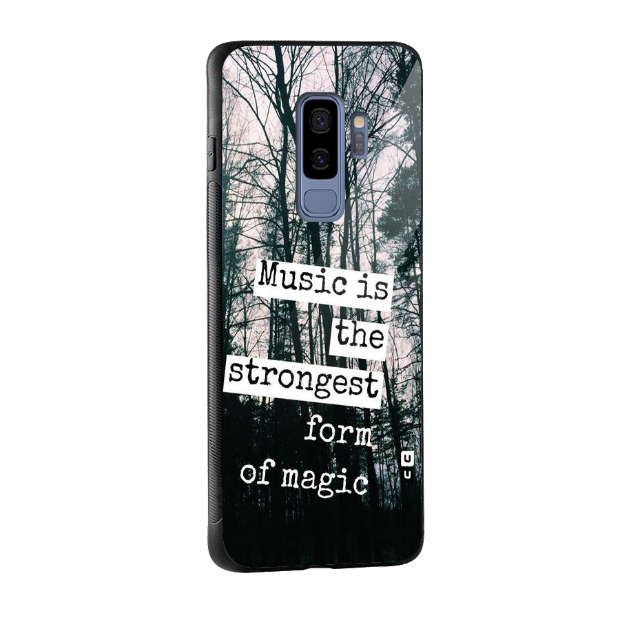 Music Magic Glass Back Case for Galaxy S9 Plus