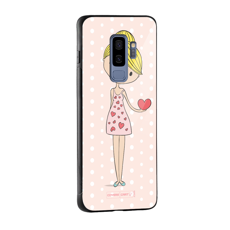 My Innocent Heart Glass Back Case for Galaxy S9 Plus
