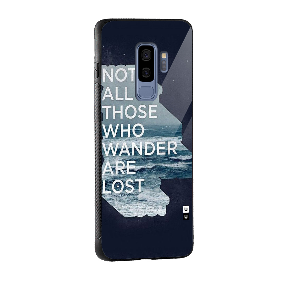 Not Lost Glass Back Case for Galaxy S9 Plus
