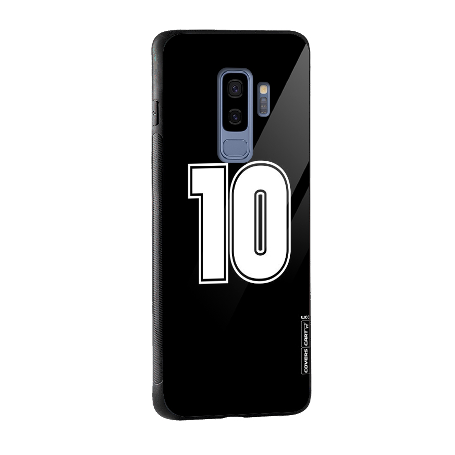 Number 10 Glass Back Case for Galaxy S9 Plus