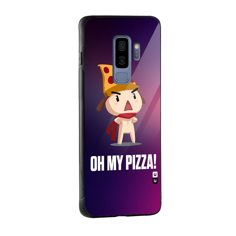 Oh My Pizza Glass Back Case for Galaxy S9 Plus
