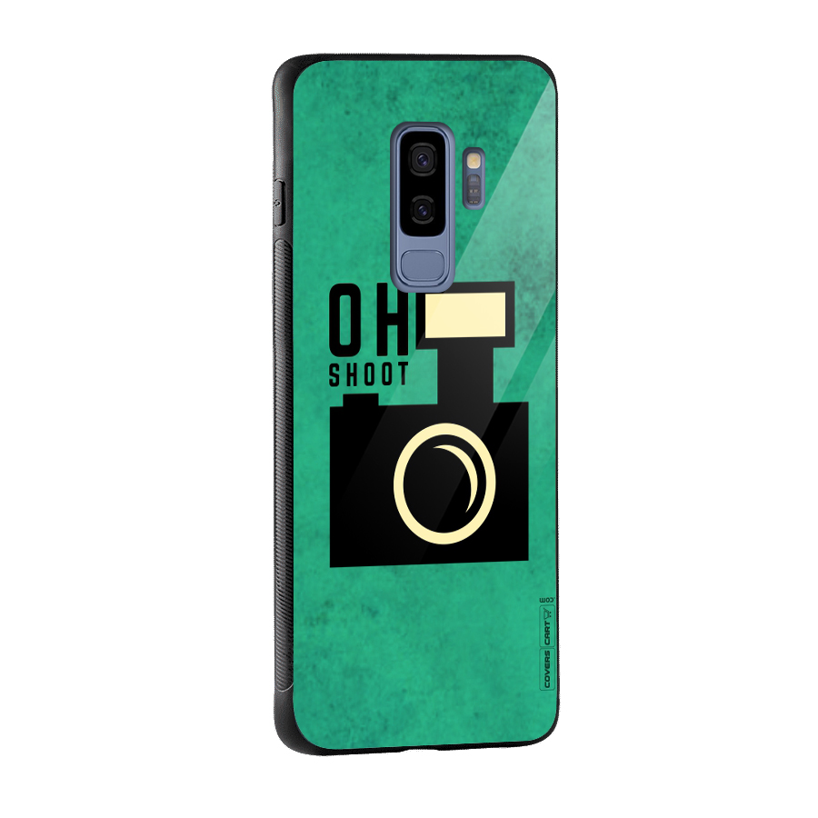 Oh Shoot Glass Back Case for Galaxy S9 Plus