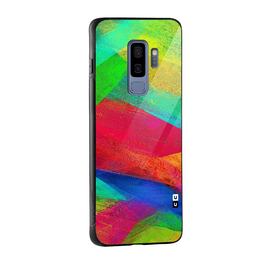 Paint Art Pattern Glass Back Case for Galaxy S9 Plus