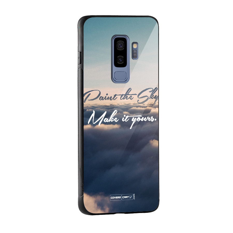 Paint the Sky Glass Back Case for Galaxy S9 Plus