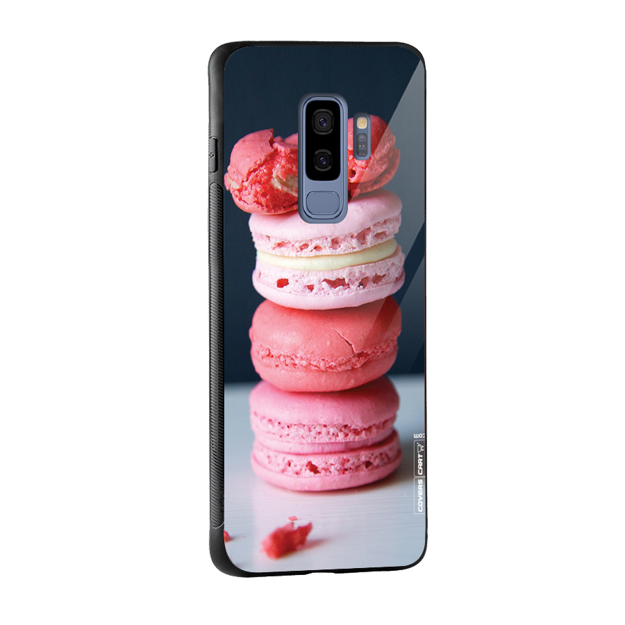 Pastel Macroons Glass Back Case for Galaxy S9 Plus