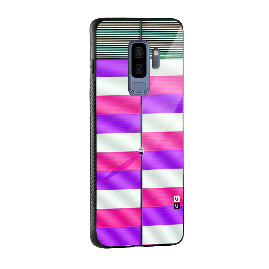 Patterns City Glass Back Case for Galaxy S9 Plus