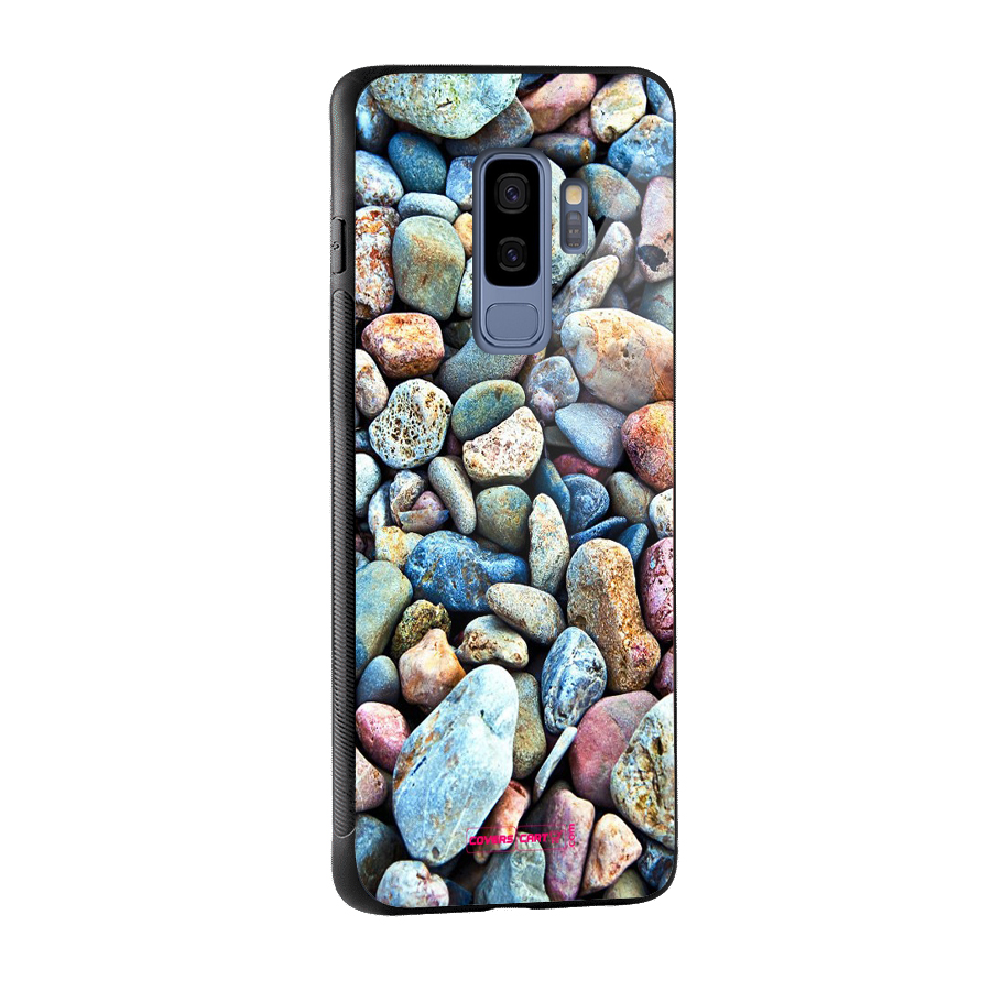 Pebbles Glass Back Case for Galaxy S9 Plus