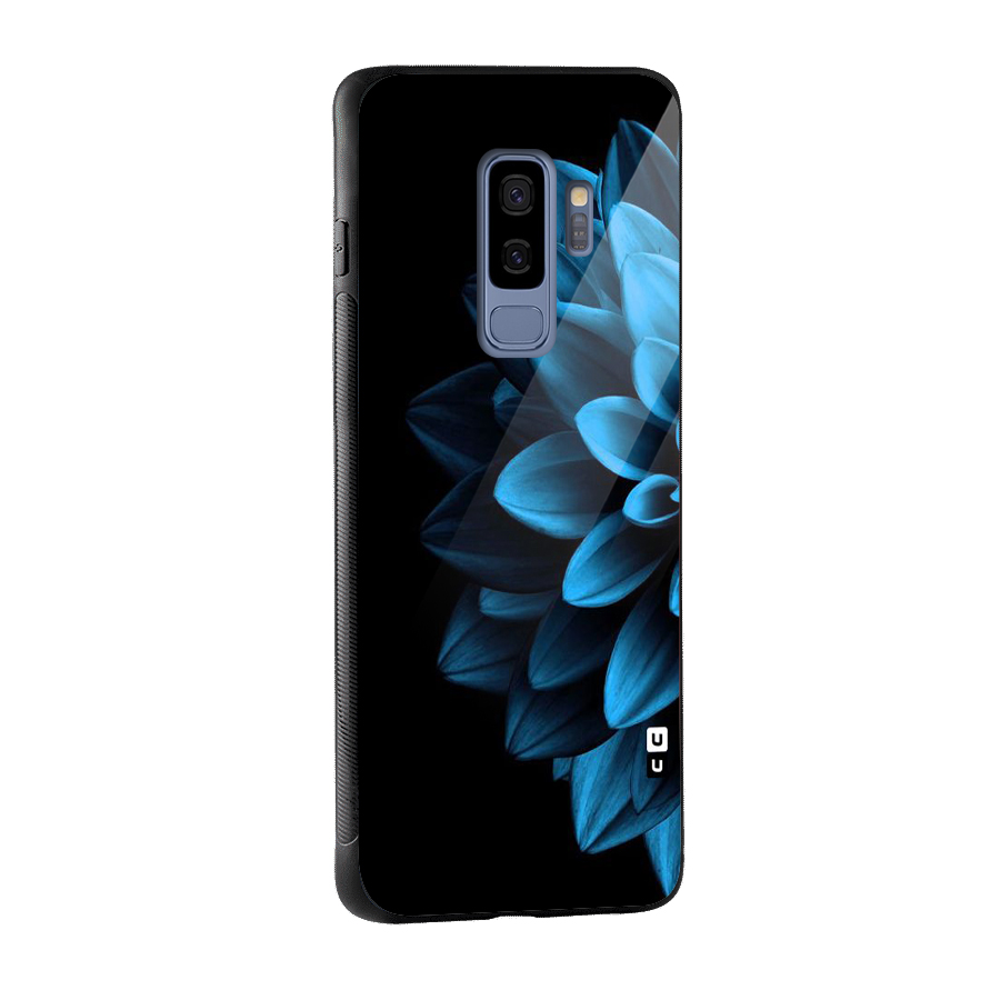 Petals In Blue Glass Back Case for Galaxy S9 Plus