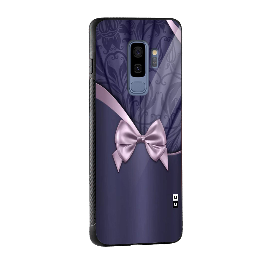 Pink Ribbon Glass Back Case for Galaxy S9 Plus