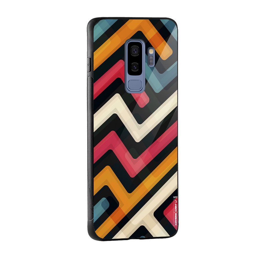 Pipelines Glass Back Case for Galaxy S9 Plus