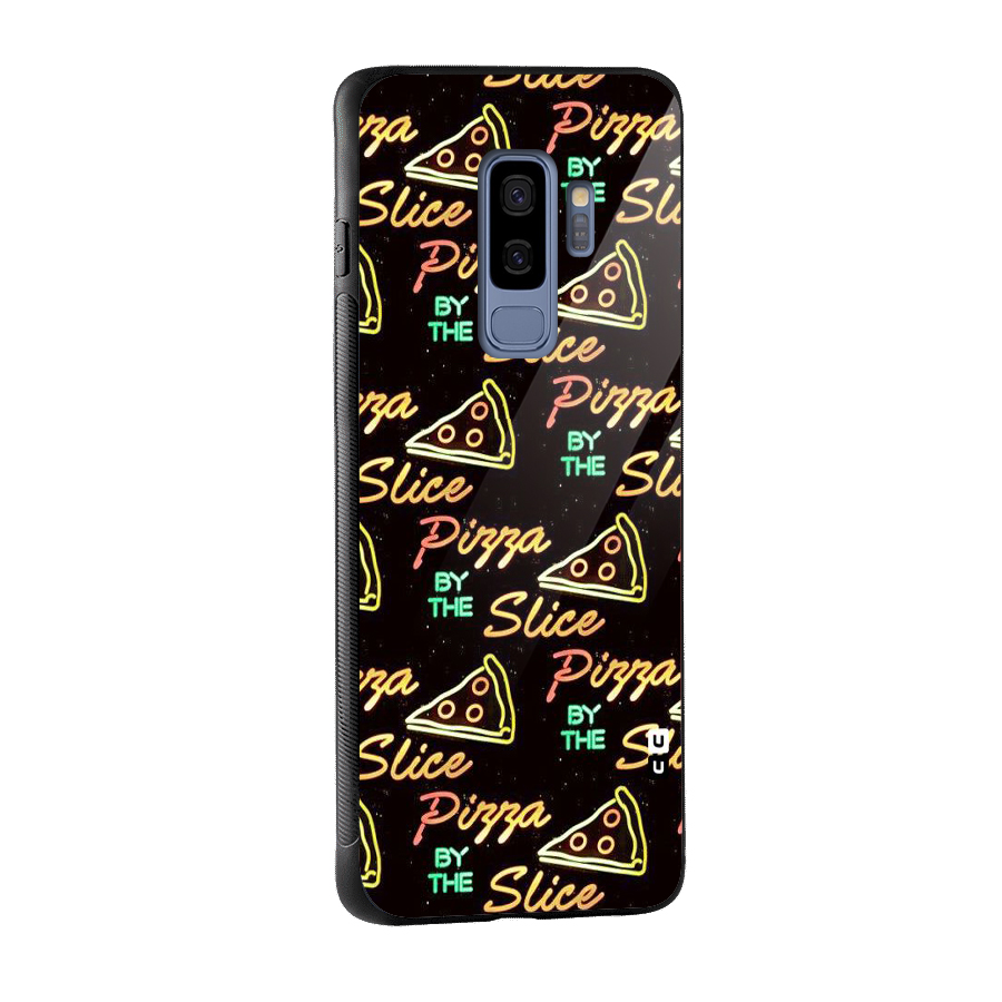 Pizza By Slice Glass Back Case for Galaxy S9 Plus