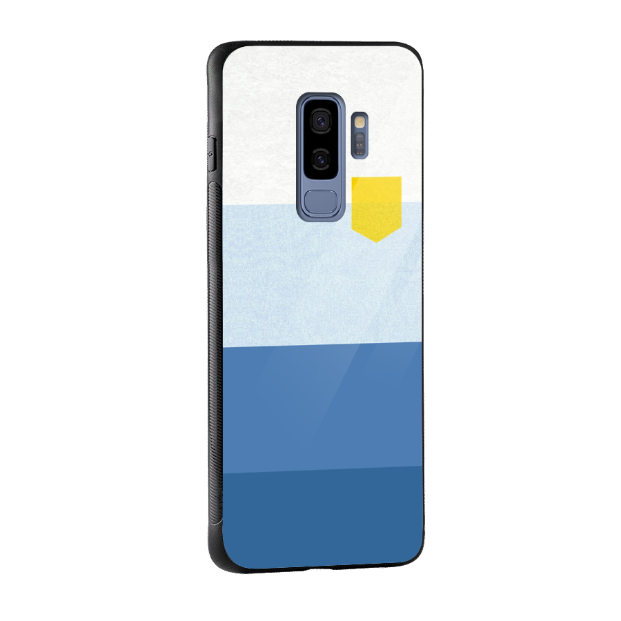 Pocket Stripes. Glass Back Case for Galaxy S9 Plus