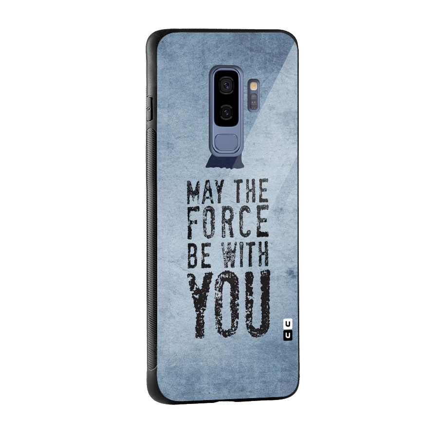 Power With You Glass Back Case for Galaxy S9 Plus