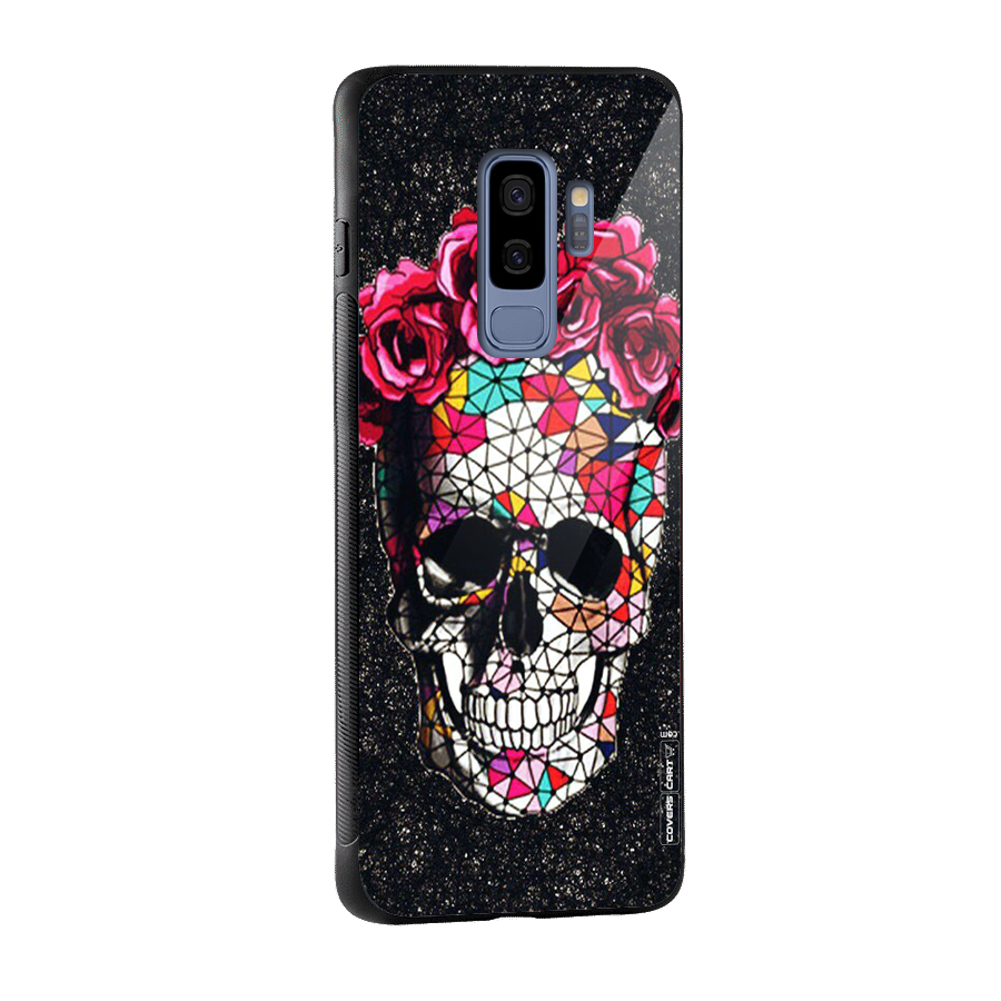 Pretty Dead Face Glass Back Case for Galaxy S9 Plus