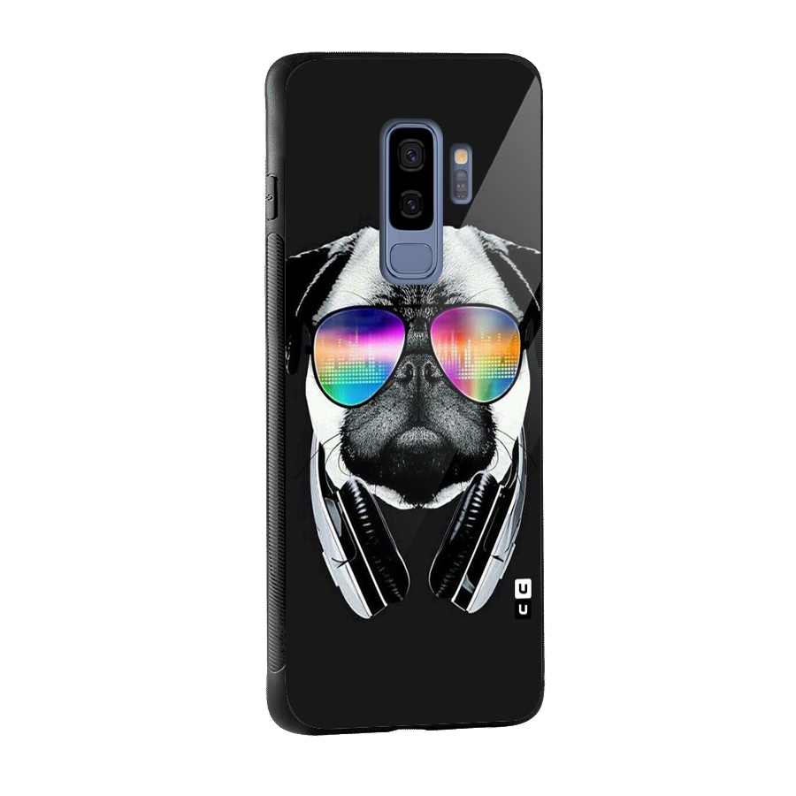 Rainbow Dog Swag Glass Back Case for Galaxy S9 Plus