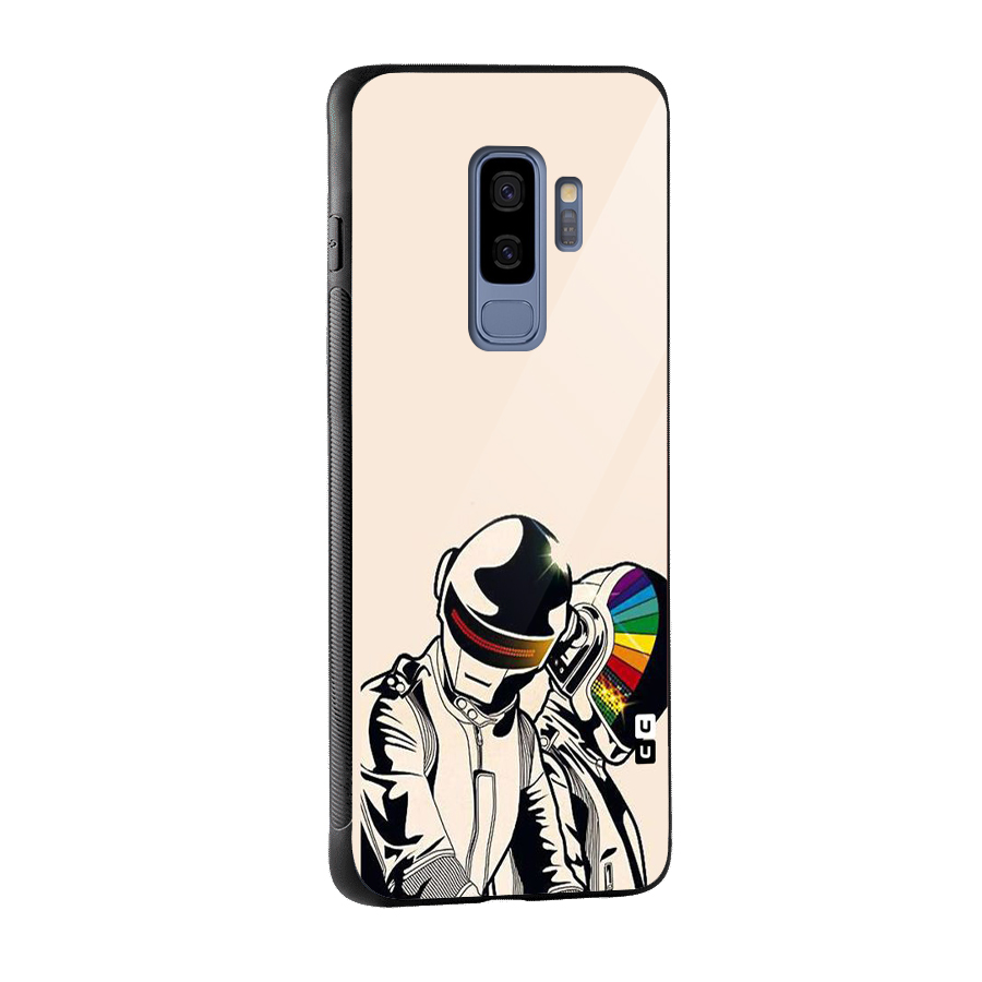 Rainbow Radio Glass Back Case for Galaxy S9 Plus