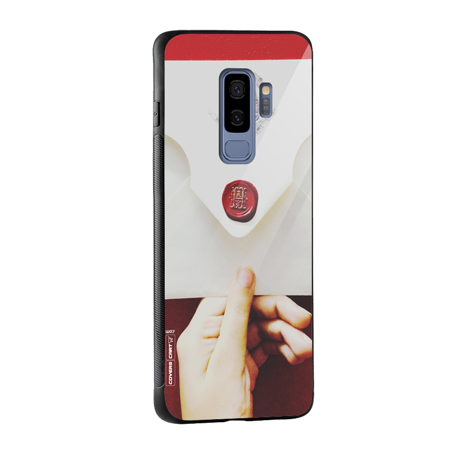 Red Envelope Glass Back Case for Galaxy S9 Plus