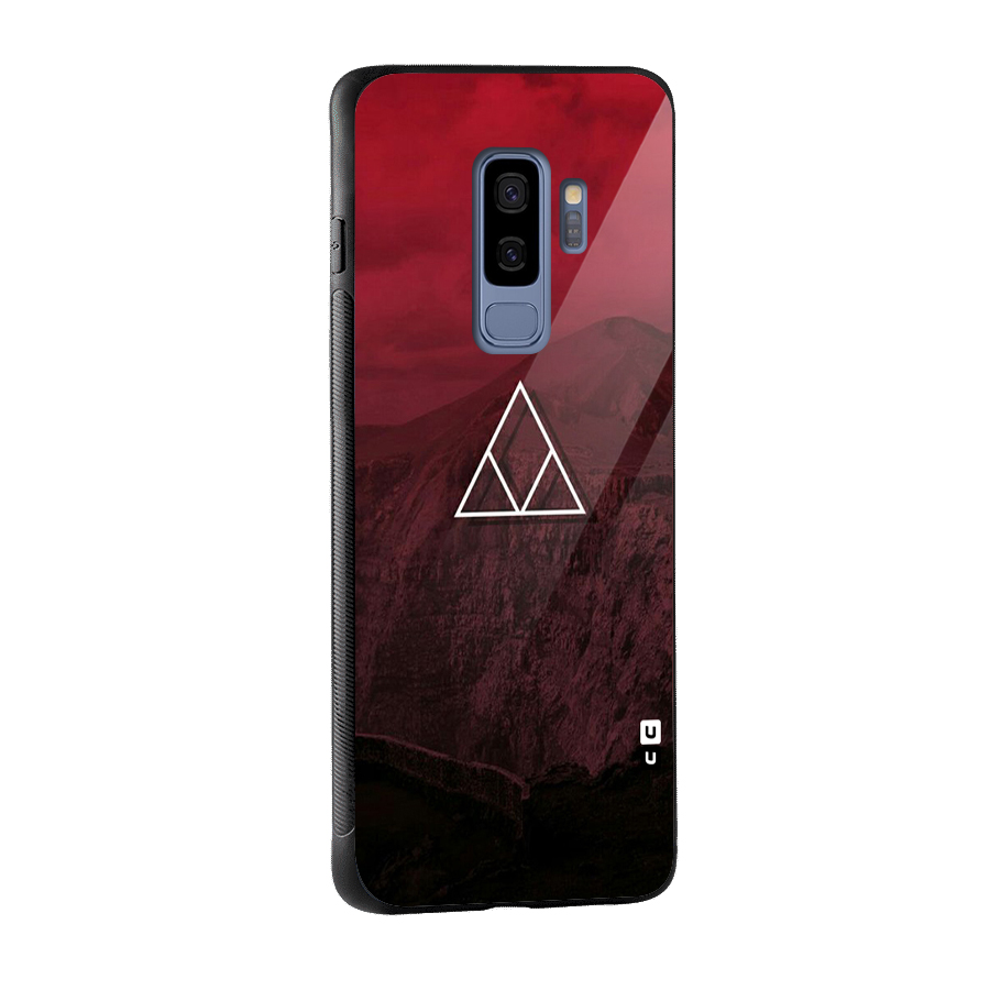 Red Hills Glass Back Case for Galaxy S9 Plus