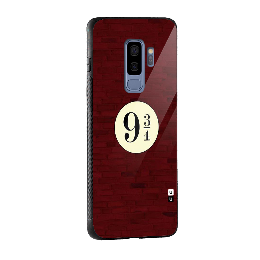 Red Wall Express Glass Back Case for Galaxy S9 Plus