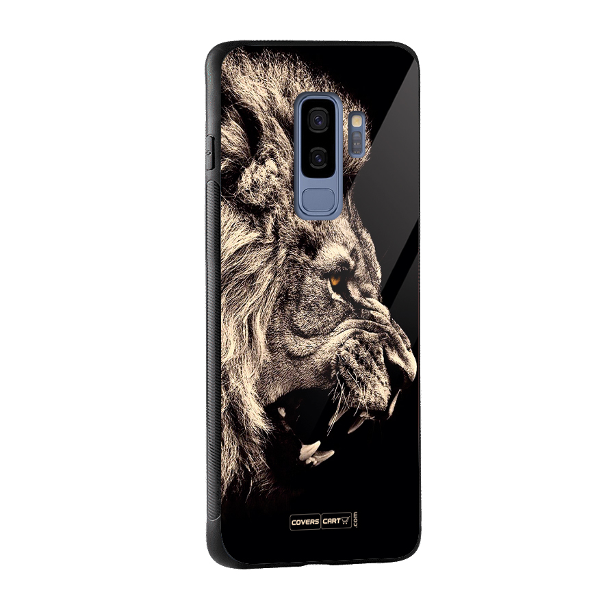 Roaring Lion Glass Back Case for Galaxy S9 Plus