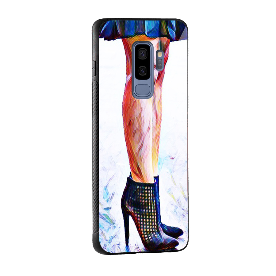 Sassy Heels Glass Back Case for Galaxy S9 Plus