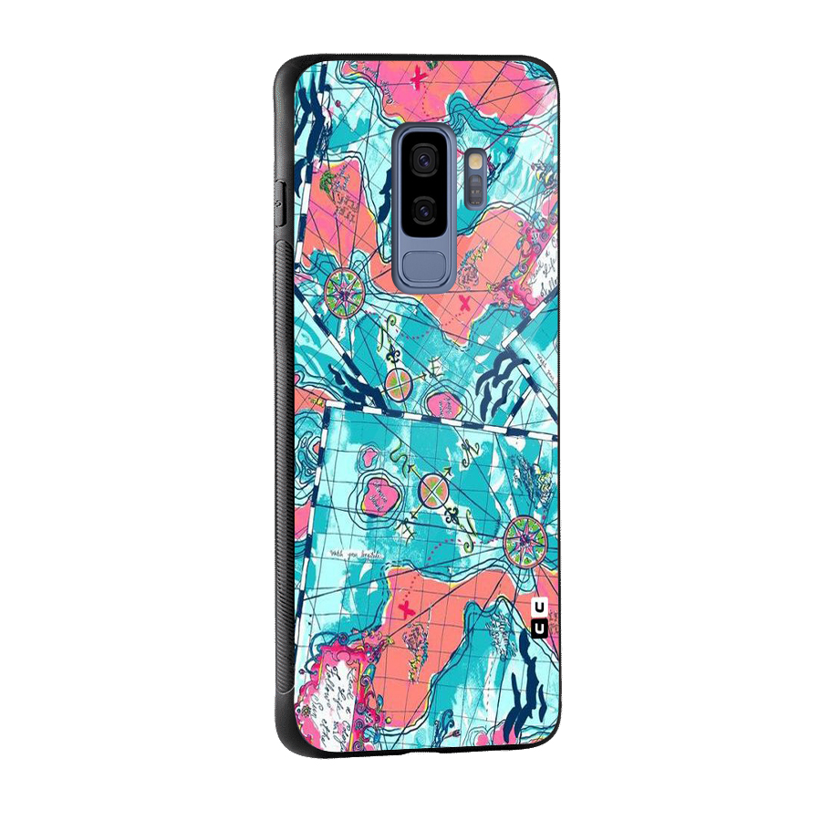 Sea Adventure Glass Back Case for Galaxy S9 Plus