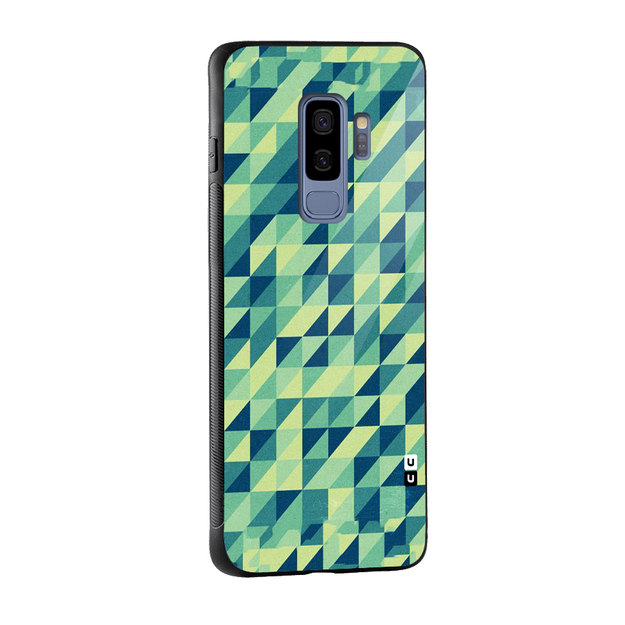 Shady Green Glass Back Case for Galaxy S9 Plus
