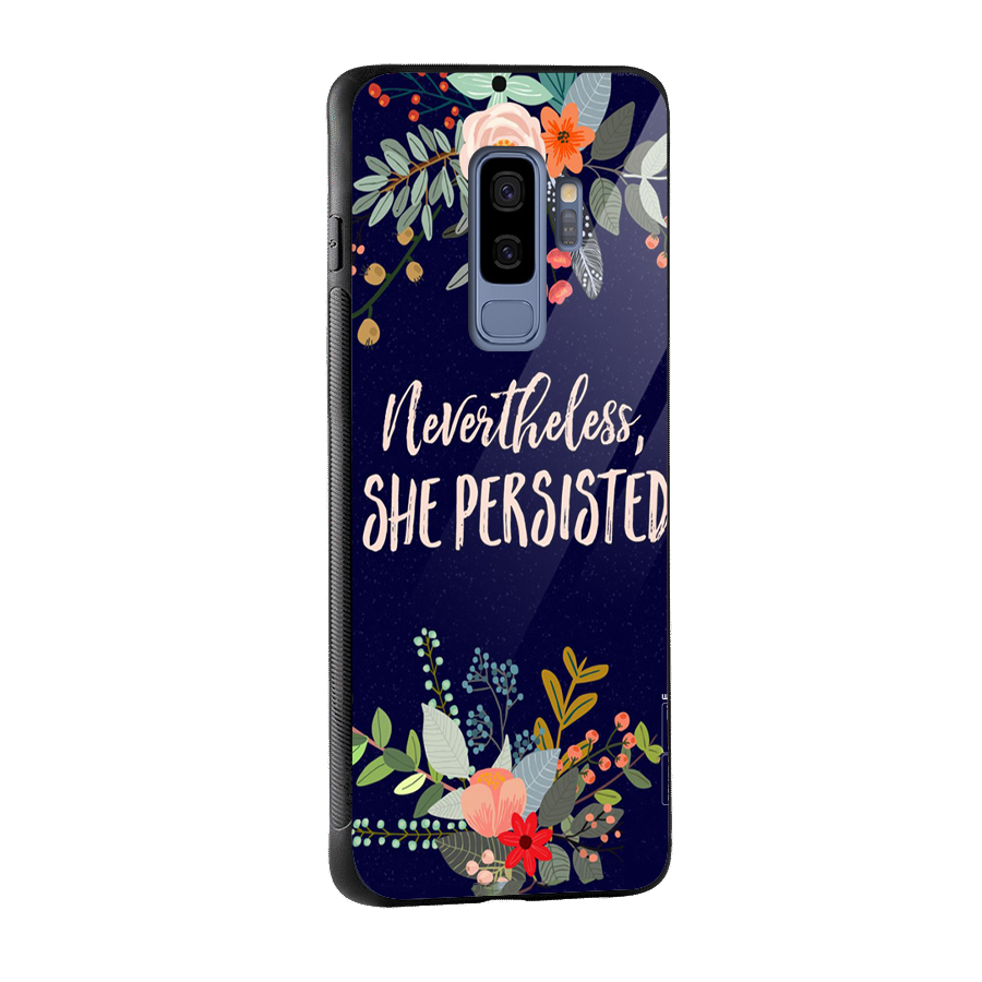 She Persisted Glass Back Case for Galaxy S9 Plus