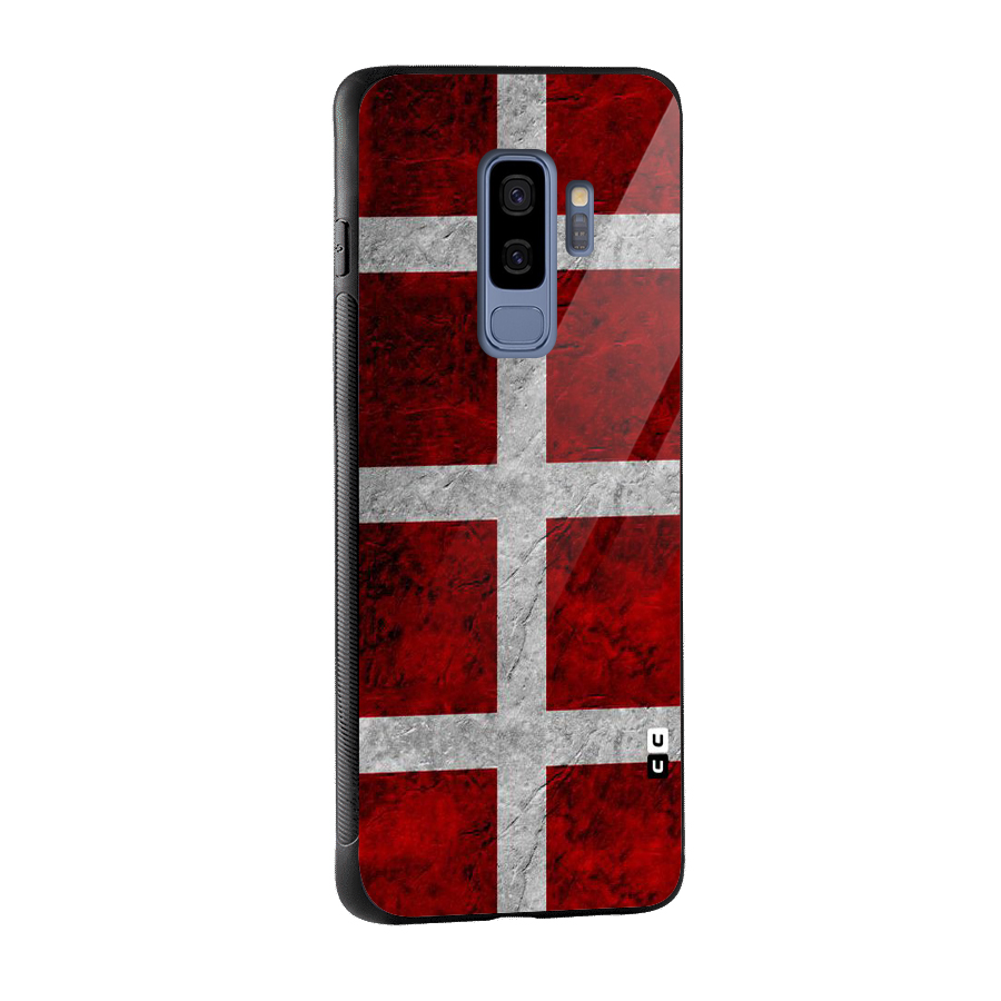 Silver Lines Glass Back Case for Galaxy S9 Plus