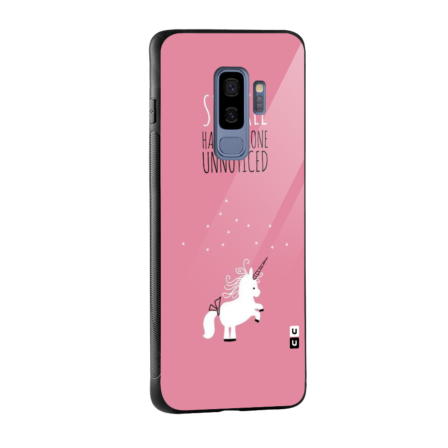 Sparkle Not Unnoticed Glass Back Case for Galaxy S9 Plus