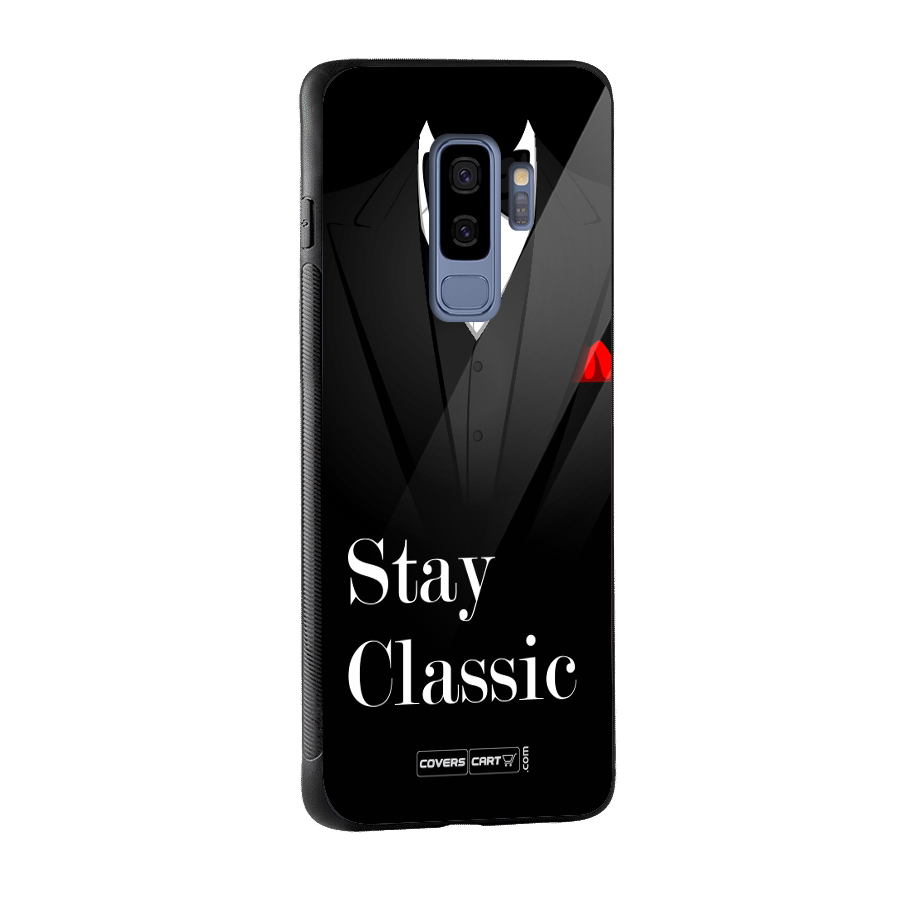 Stay Classic Glass Back Case for Galaxy S9 Plus
