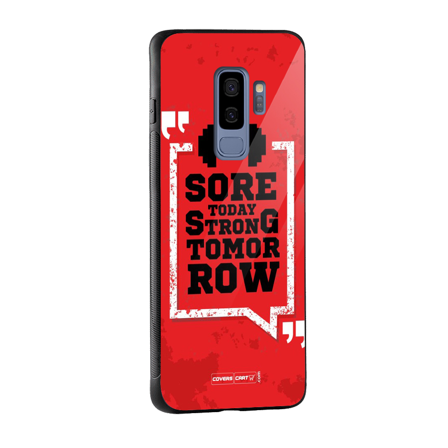 Stay Strong Glass Back Case for Galaxy S9 Plus